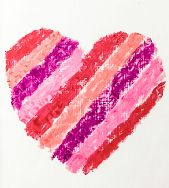 Lipstick Heart Valentines